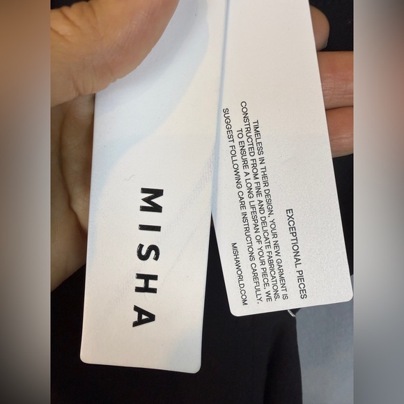 MISHA Cyrus Chain Cutout Suiting Maxi Dress- Size Small - Picture 13 of 14